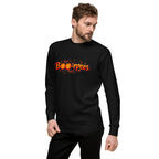 Suéter Boo-rpees Halloween Pumpkin Burpees - Lateral izquierdo
