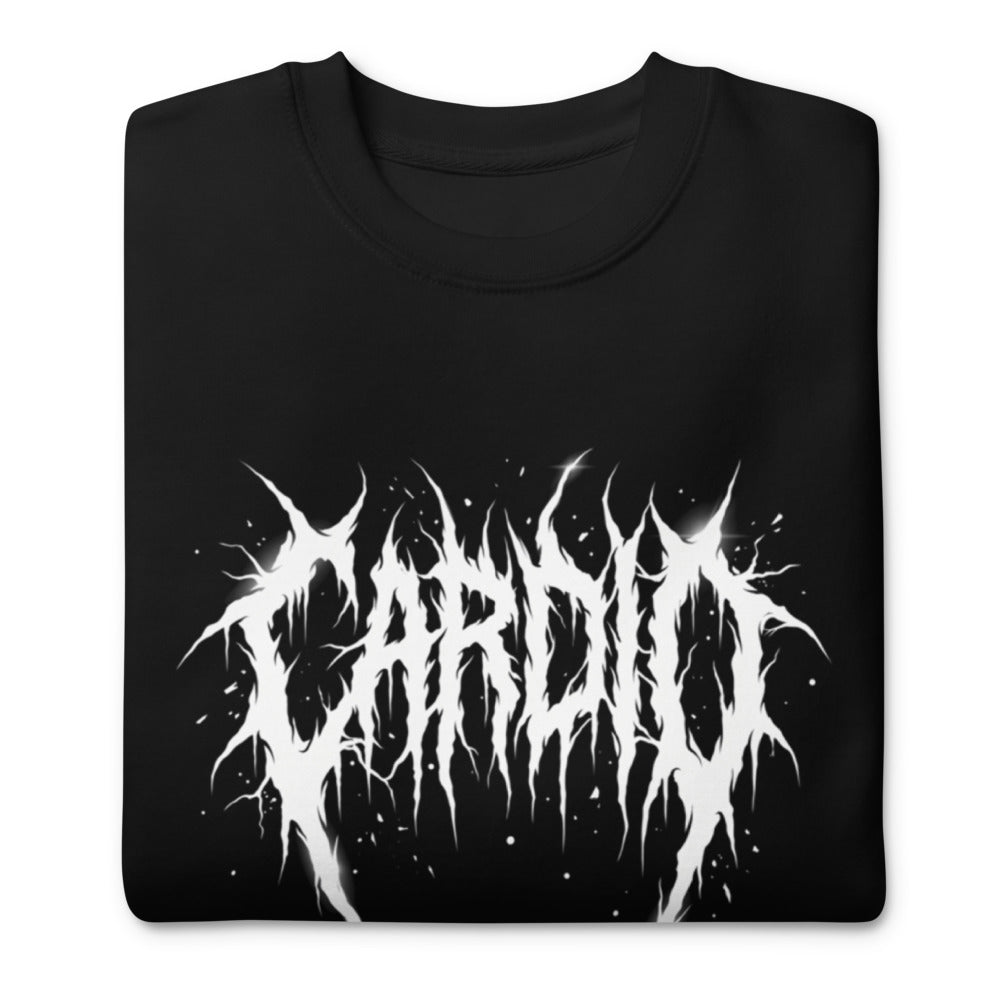 Suéter Cardio Death Metal Espinas Blancas - Doblado