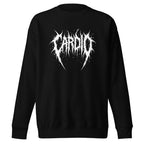 Suéter Cardio Death Metal Espinas Blancas - Frente