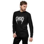 Suéter Cardio Death Metal Espinas Blancas - Lateral izquierdo