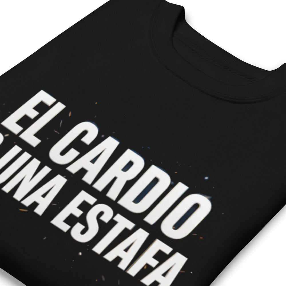 Suéter El Cardio Es Una Estafa - Doblado zoom