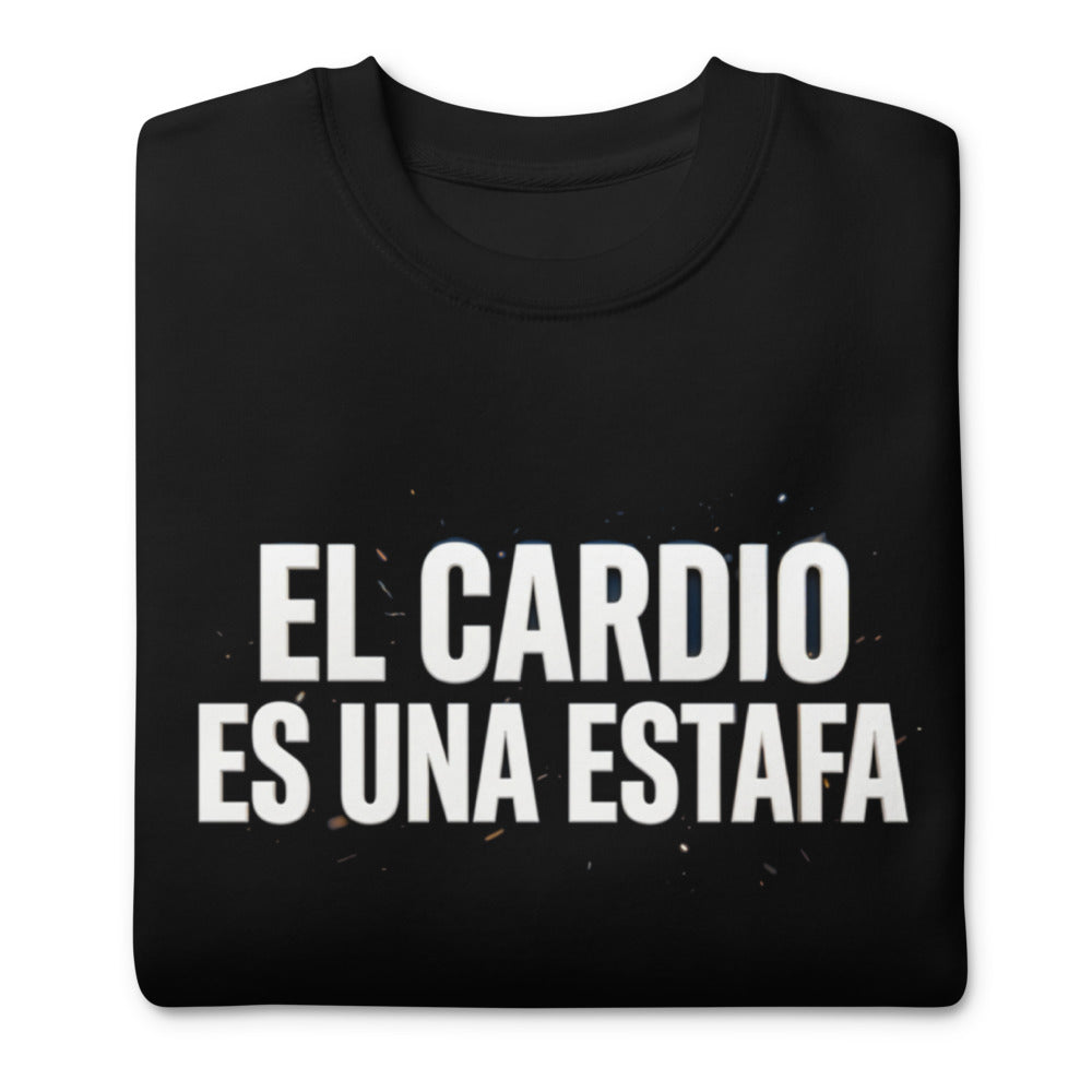 Suéter El Cardio Es Una Estafa - Doblado