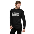 Suéter El Cardio Es Una Estafa - Lateral izquierdo