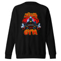 Suéter Godzilla Gojira Gym Barbell Blue Spikes - Frente