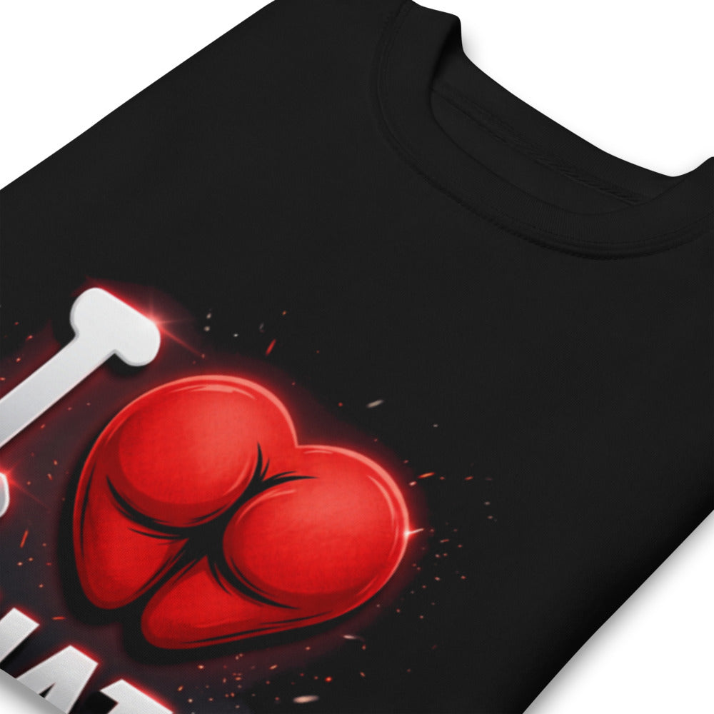 Suéter I Love Squats Gym Humor - Doblado zoom