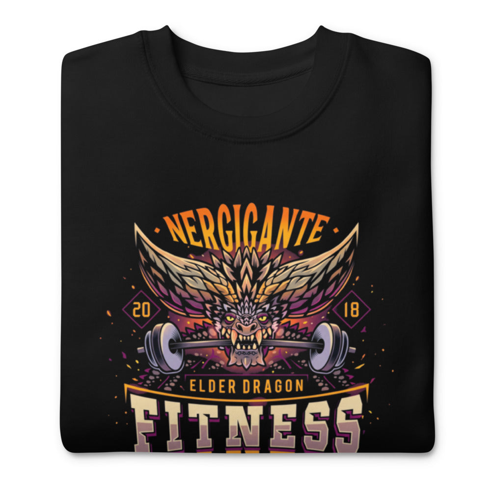 Suéter Nergigante Elder Dragon Fitness Rage Mode - Doblado