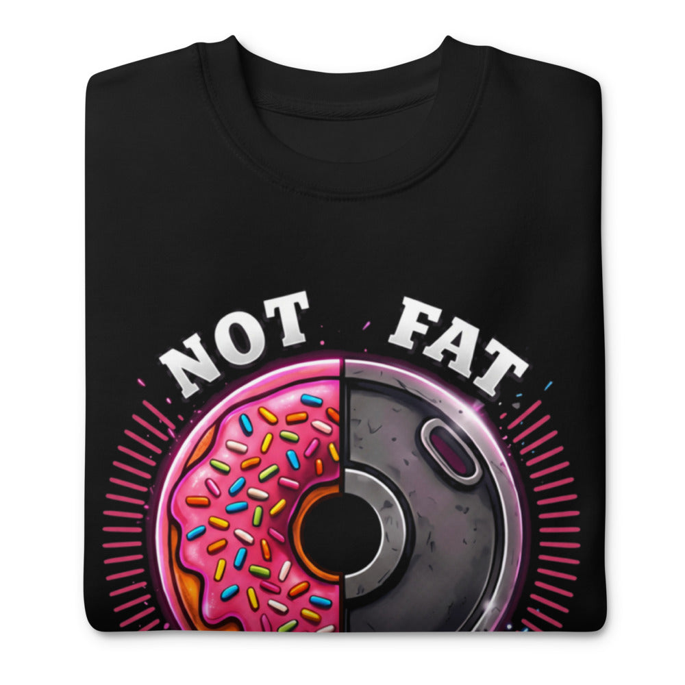 Suéter Not Fat Just Fit Donut Plate - Doblado
