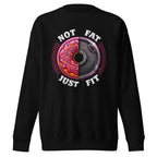 Suéter Not Fat Just Fit Donut Plate - Frente