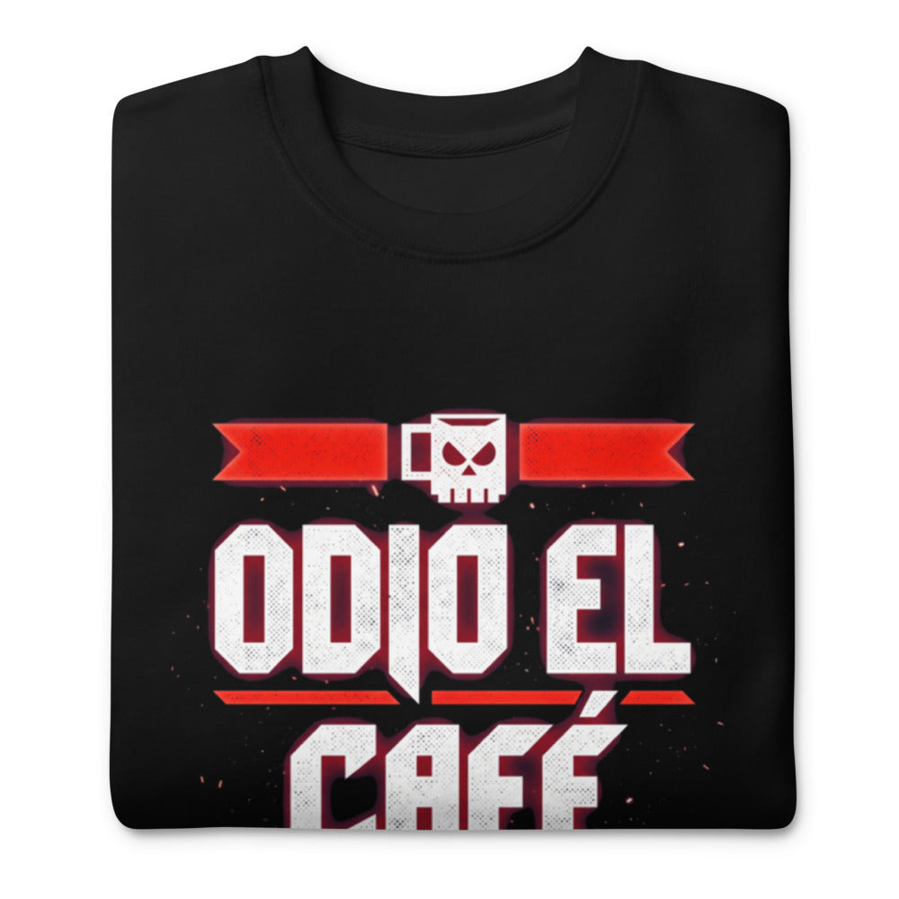 Suéter Odio El Café Es Broma ¿Te Imaginas? - Doblado