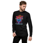 Suéter Skeletor Synthwave All Pain No Gain - Lateral izquierdo