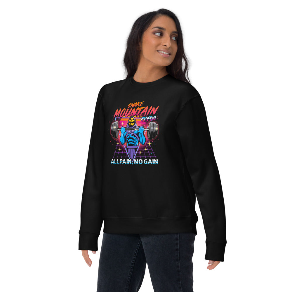 Suéter Skeletor Synthwave All Pain No Gain - Lifestyle mujer