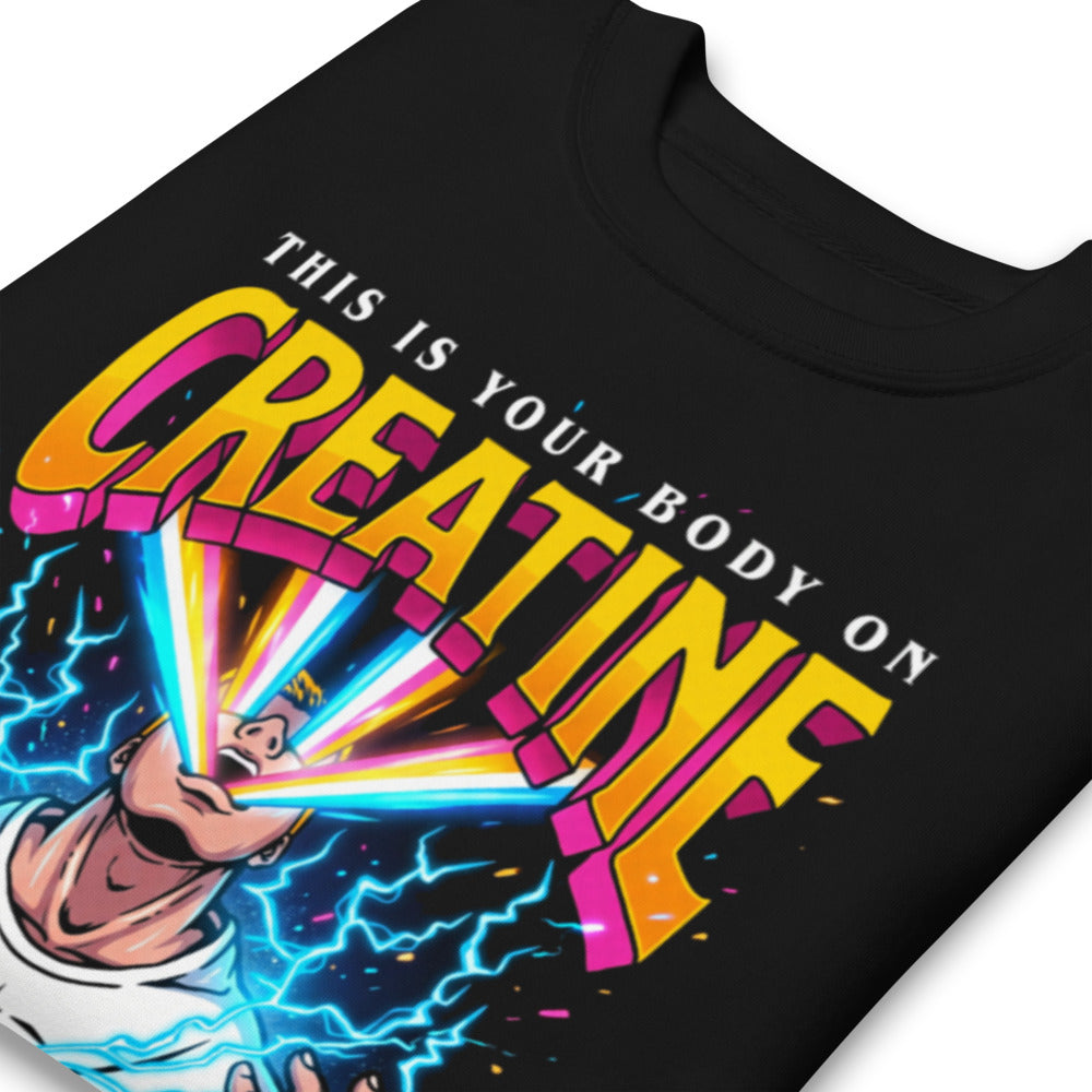 Suéter This Is Your Body On Creatine - Doblado zoom
