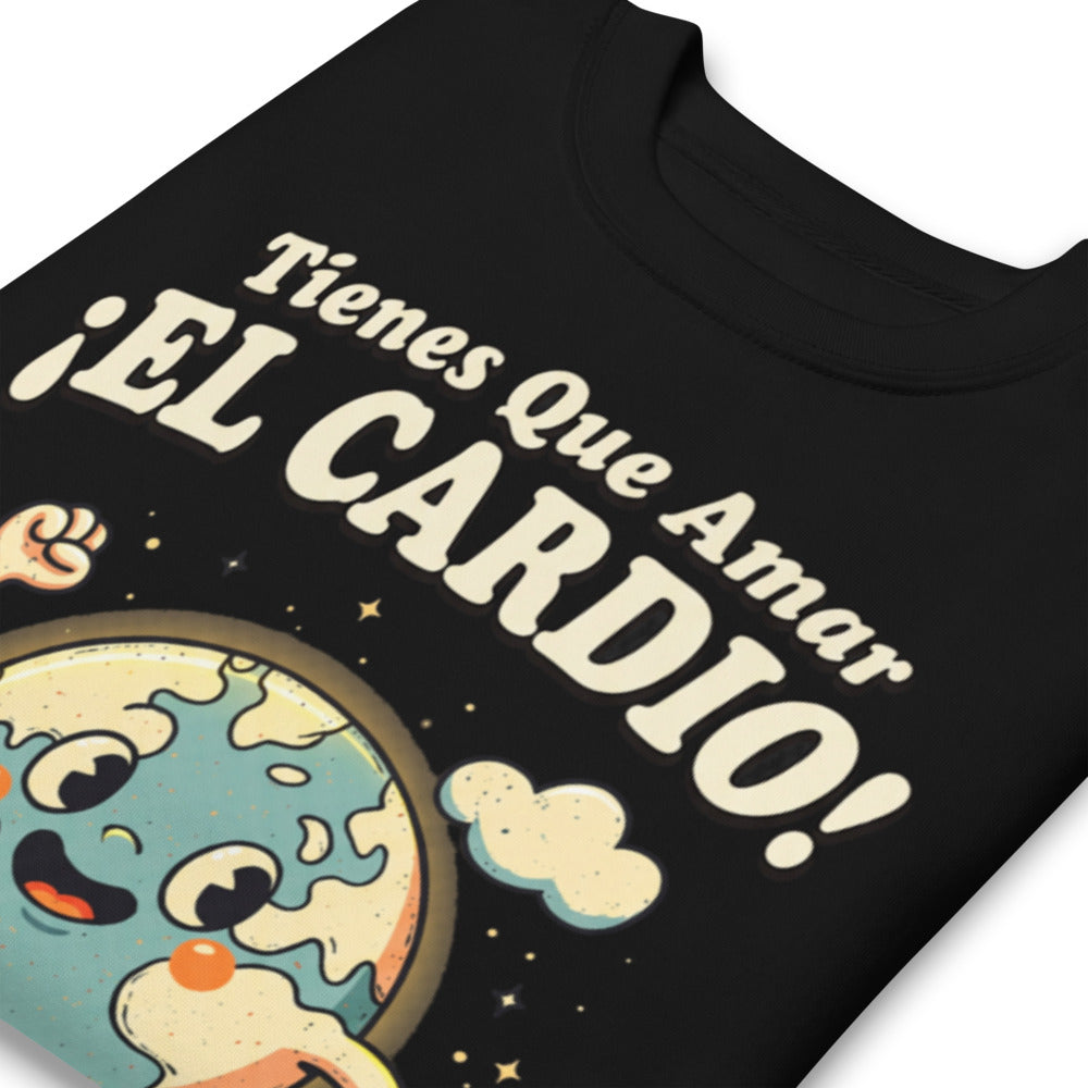 Suéter Tienes Que Amar El Cardio Planeta Tierra - Doblado zoom