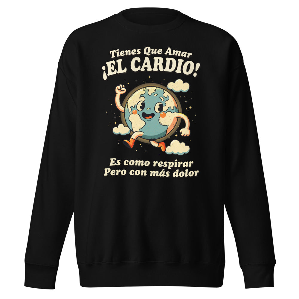 Suéter Tienes Que Amar El Cardio Planeta Tierra - Frente