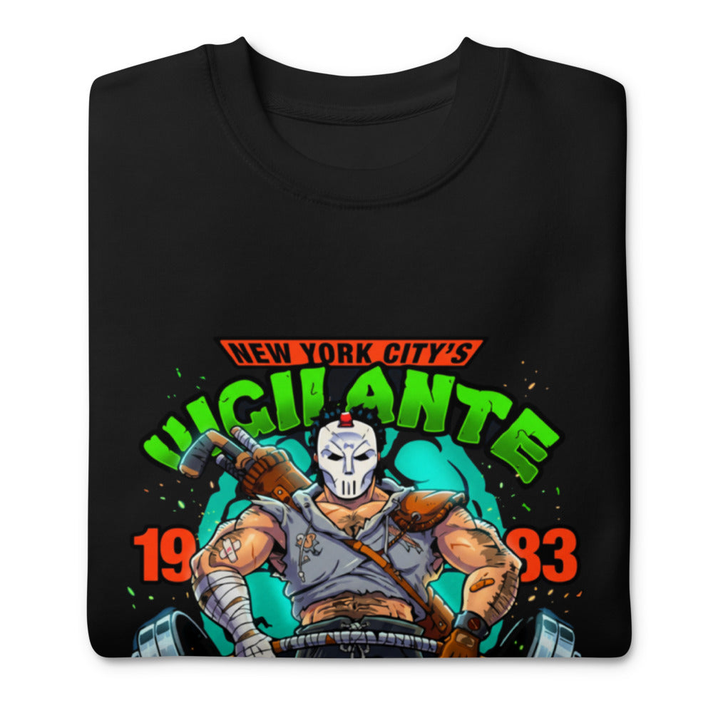 Suéter TMNT Casey Jones Vigilante Gym - Doblado