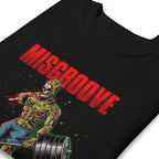 Suéter Zombie Skull Bodybuilder Deadlift Barbell - Doblado zoom