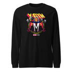 Metal Master Squad en playera de manga larga de gym Gymbros — diseño al frente
