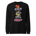 Sugar Spice Power en playera de manga larga de gym Gymbros — diseño al frente