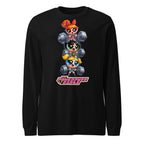 Sugar Spice Power en playera de manga larga de gym Gymbros — diseño al frente