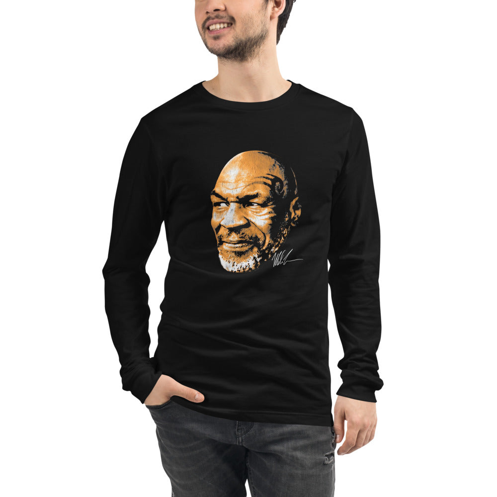 Champ Sketch en playera de manga larga de gym Gymbros — modelo masculino usándola