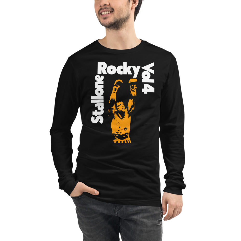 Underdog Spirit en playera de manga larga de gym Gymbros — modelo masculino usándola
