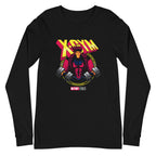 Card Trick Squad en playera de manga larga de gym Gymbros — vista plana del diseño