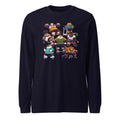 Gym Bears Club en playera de manga larga de gym Gymbros — diseño al frente