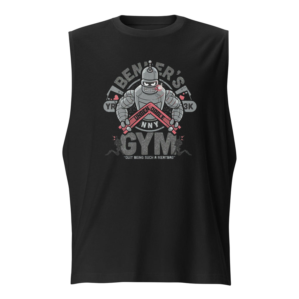 Camiseta sin Mangas Bender's Gym, Nuestras Camisetas son unisex disponibles en la mejor tienda online, compra ahora en Gymbros!