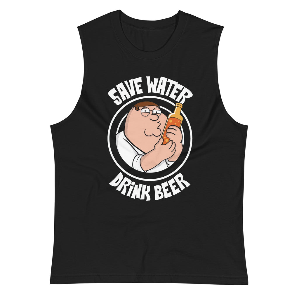 Playera sin mangas Save Water, Disponible en la mejor tienda online para comprar tu merch favorita, la mejor Calidad.