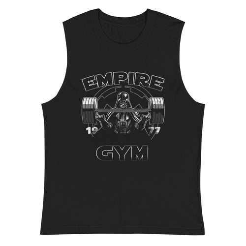 Darth Vader Empire Gym en playera sin mangas de gym Gymbros — plano del producto
