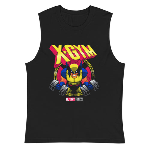 Claws Out Squad en playera sin mangas de gym Gymbros — vista plana del diseño