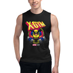 Claws Out Squad en playera sin mangas de gym Gymbros — modelo masculino usándola