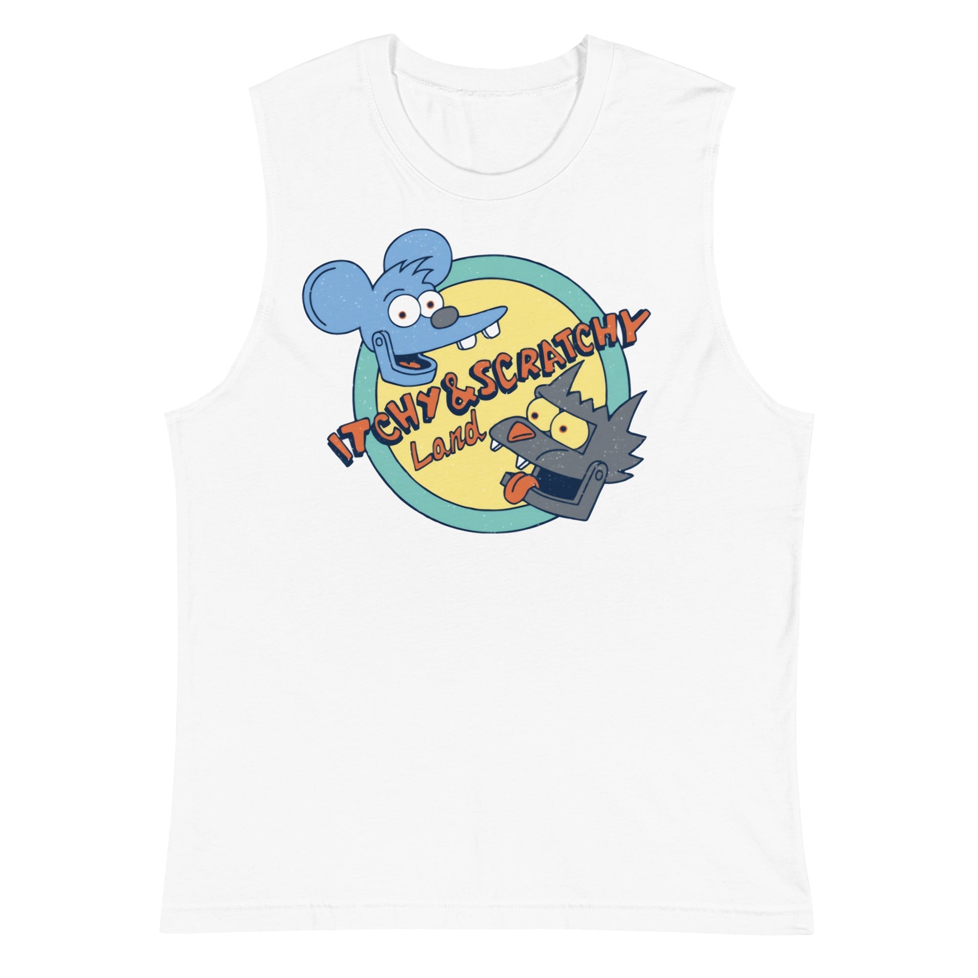 Camiseta sin Mangas itchy and scratchy, Nuestras Camisetas son unisex disponibles en la mejor tienda online, compra ahora en Superstar!