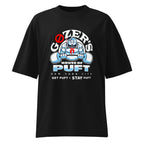 Ghostbusters Stay Puft Gozer Gym en playera oversize de gym Gymbros — diseño al frente