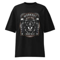 Gorilla Workout Beast Mode Born Wild 1992 en playera oversize de gym Gymbros — diseño al frente
