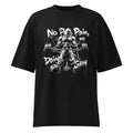 No Pain No Gain Gym en playera oversize de gym Gymbros — diseño al frente