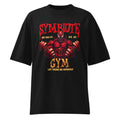 Carnage Symbiote Gym NYC en playera oversize de gym Gymbros — diseño al frente