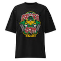 Green Power Ranger Gym en playera oversize de gym Gymbros — diseño al frente