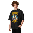 Rick And Summer Gym Adventure en playera oversize de gym Gymbros — en modelo masculino