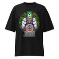 The Joker Why So Serious Gym en playera oversize de gym Gymbros — diseño al frente
