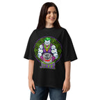 The Joker Why So Serious Gym en playera oversize de gym Gymbros — en modelo femenina