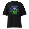 Venom Lethal Lifter Gym en playera oversize de gym Gymbros — diseño al frente