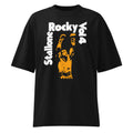 Underdog Spirit en playera oversize de gym Gymbros — diseño al frente (vista fantasma)