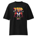 Metal Master Squad en playera oversize de gym Gymbros — diseño al frente (vista fantasma)