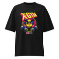 Claws Out Squad en playera oversize de gym Gymbros — diseño al frente (vista fantasma)