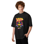 Claws Out Squad en playera oversize de gym Gymbros — modelo masculino usándola