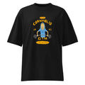 I Am Gym Legend en playera oversize de gym Gymbros — diseño al frente (vista fantasma)