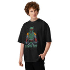 Bounty Fitness en playera oversize de gym Gymbros — modelo masculino usándola