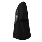 Batman Gotham City Gym en playera oversize de gym Gymbros — vista lateral