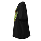 Kermit Henson Gym Muscle en playera oversize de gym Gymbros — vista lateral